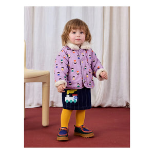 Bobo Choses - Wende-Sherpa-Jacke Recycelte Faser | Lila