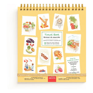La Petite Épicerie - Sulu boya defteri - Retour de Marché