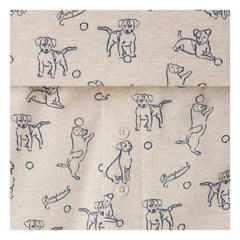 Bonpoint - Planet organik pamuk pijama | Heather bej