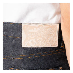 Naked & Famous - Super Guy Dia De Los Muertos Selvedge Kot Pantolon | İndigo