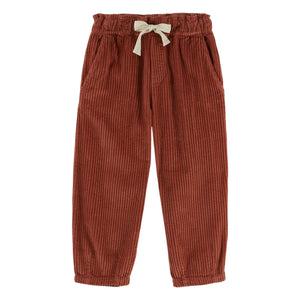 Emile et Ida - Corduroy Trousers | Brick Red