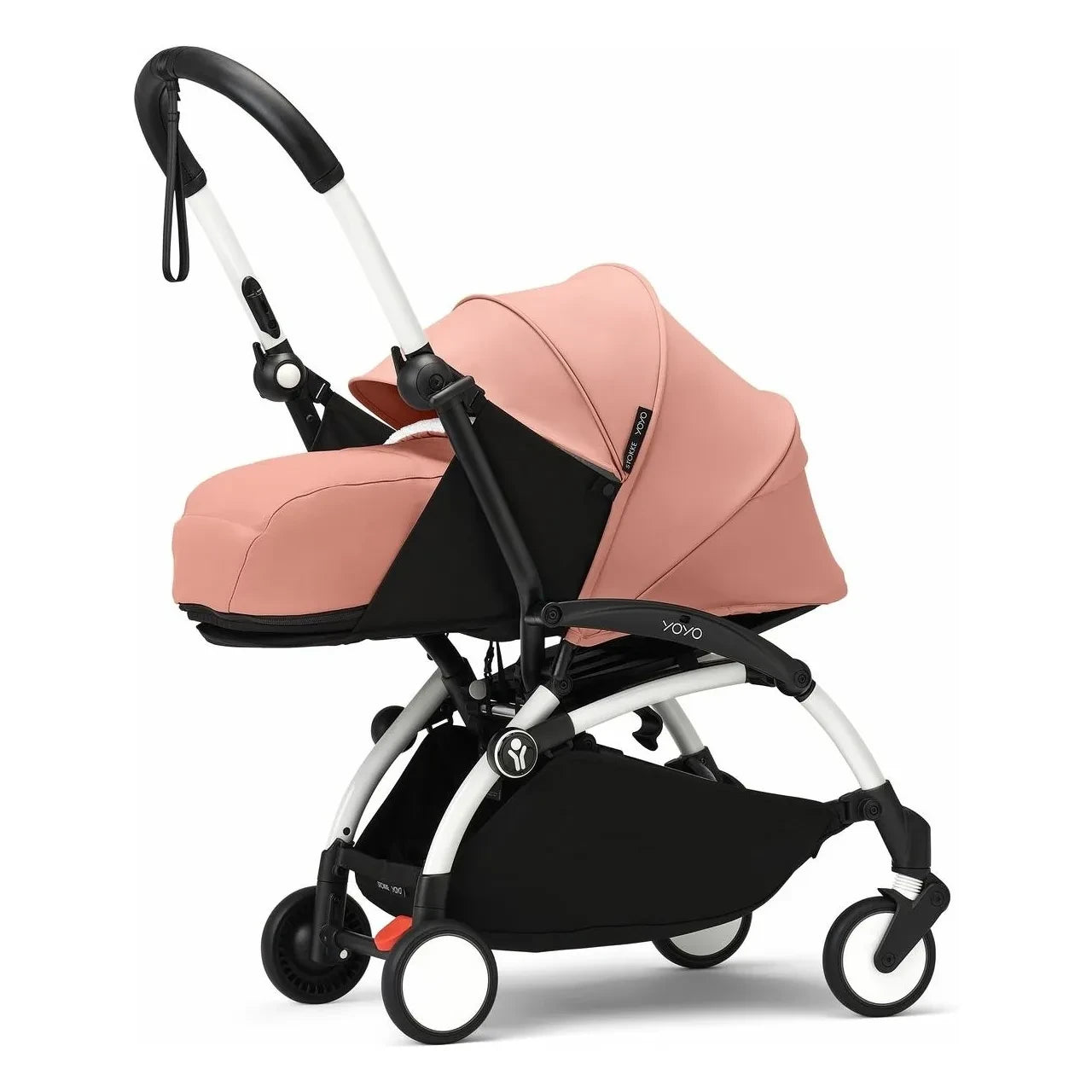 Stokke® - YOYO³ 0+ yenidoğan bebek arabası Beyaz çerçeve | Ginger