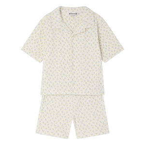 Bonpoint - Pyjamas Lothar Sailboats Organic Cotton | White