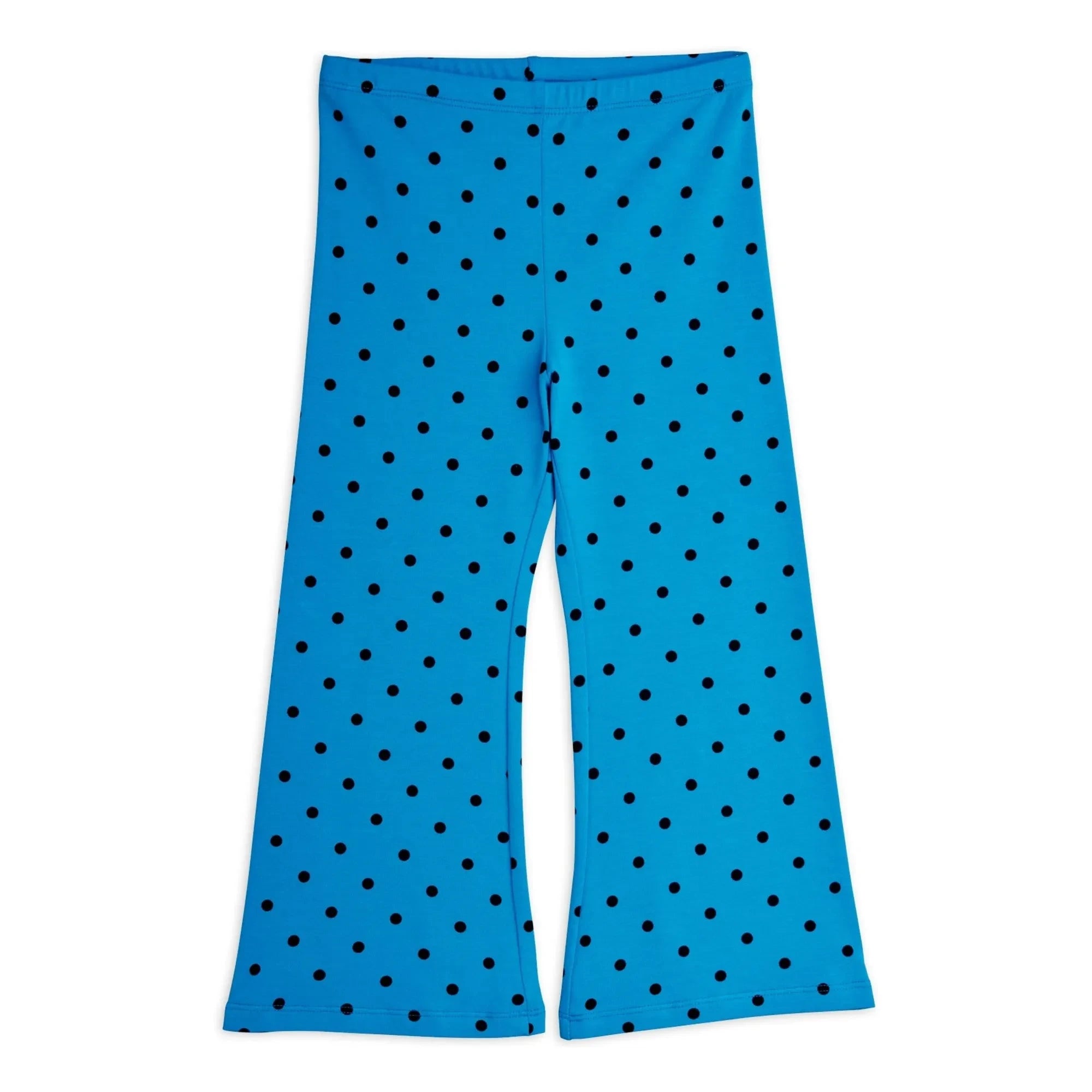 Mini Rodini - Organik Pamuk Flare Pantolon | Azure mavi