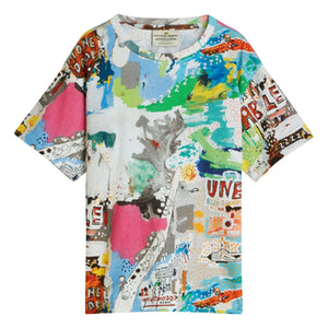 Scotch & Soda - Basquiat Unbreakable Tişört | Beyaz