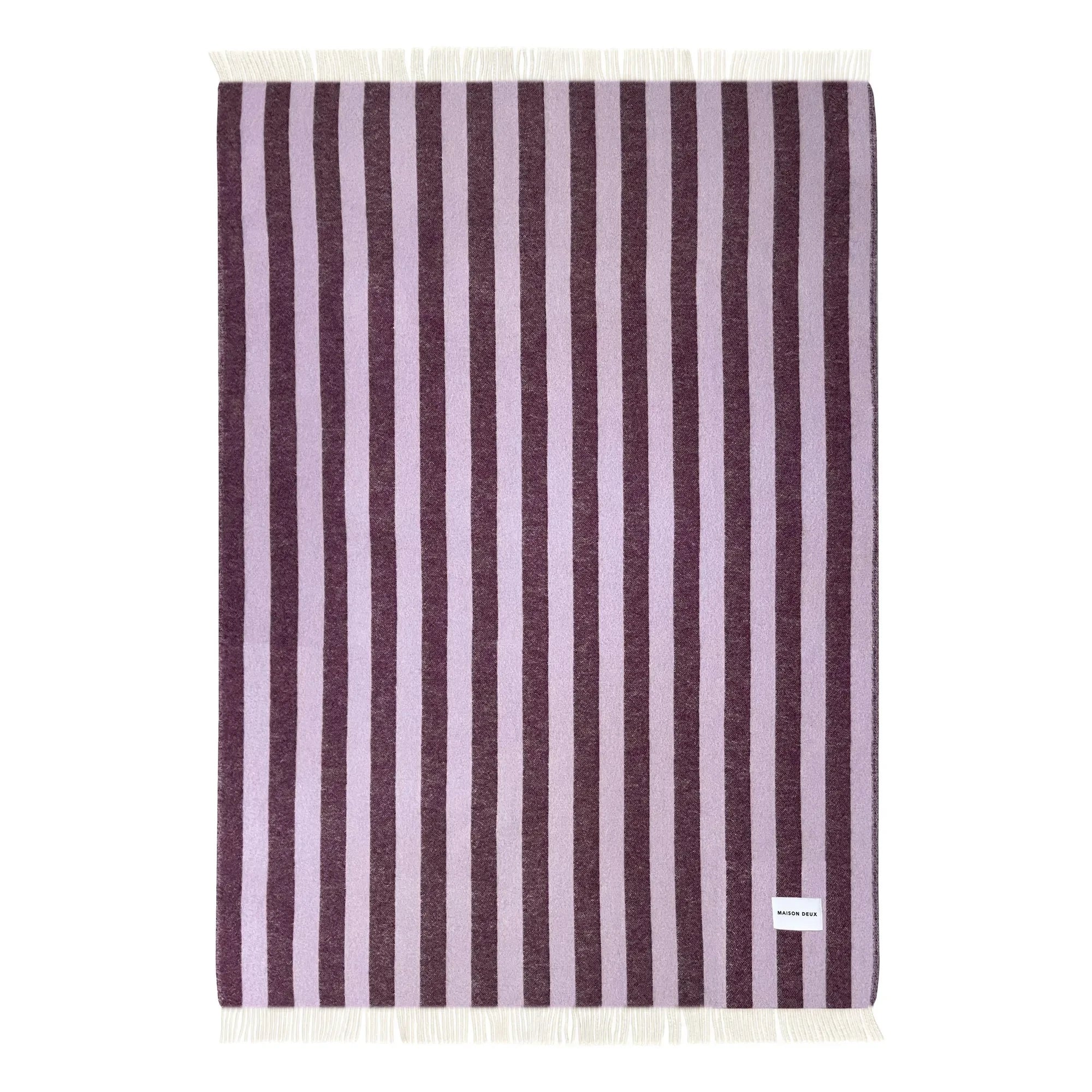 Maison Deux - Candy Wrap yün battaniye | Leylak