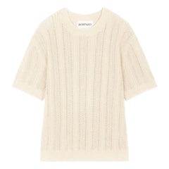 Bompard - Pointelle Cashmere & Silk Sweater | Natural