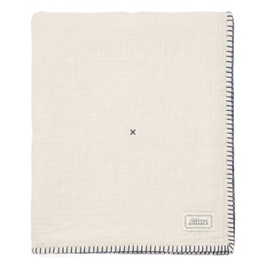 Editions Aimable - Pablo quilted coverlet | Ivori Gauze