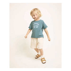 Búho - Go Discover T-Shirt Bio-Baumwolle | Peacock blue
