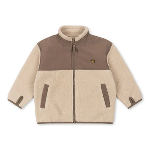Konges Sløjd - Flynn Recycelte Faser Sherpa Jacke | Beige