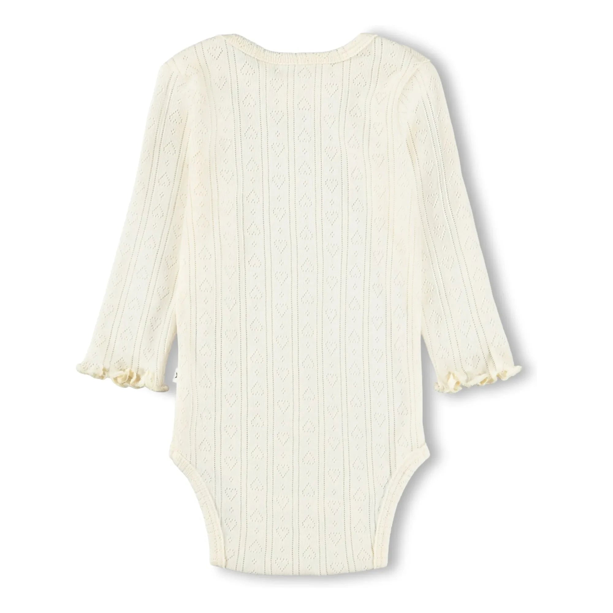 Molo - Foss Body Hearts Bio-Baumwolle | Elfenbein