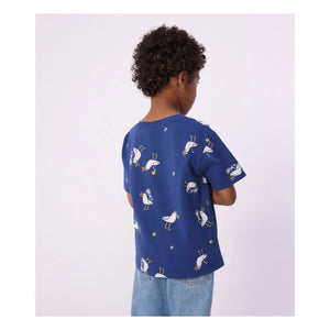 Petit Bateau - Seagull Tişört | Koyu Mavi