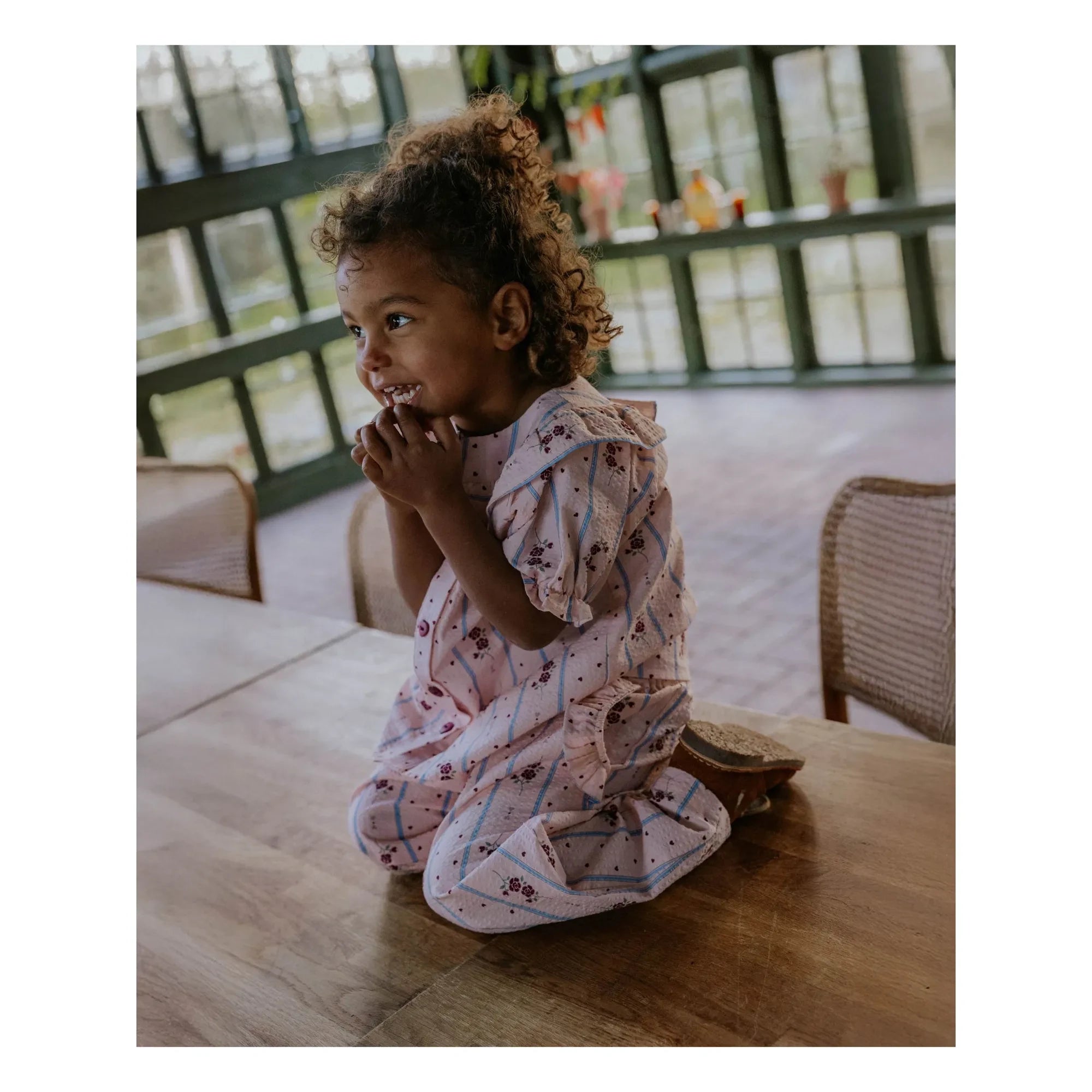 Fliink - Flower Dove Pantolon | Pembe
