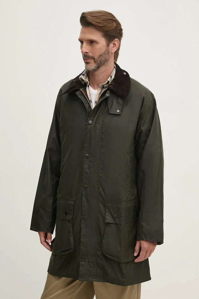 Barbour uzun erkek pamuk ceket