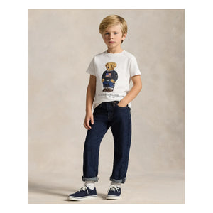 Ralph Lauren - Bear Jersey Tişört | Beyaz