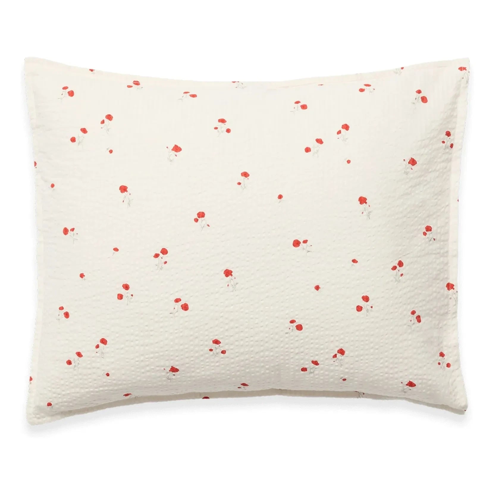 garbo&friends - Poppy Seersucker Pillowcase