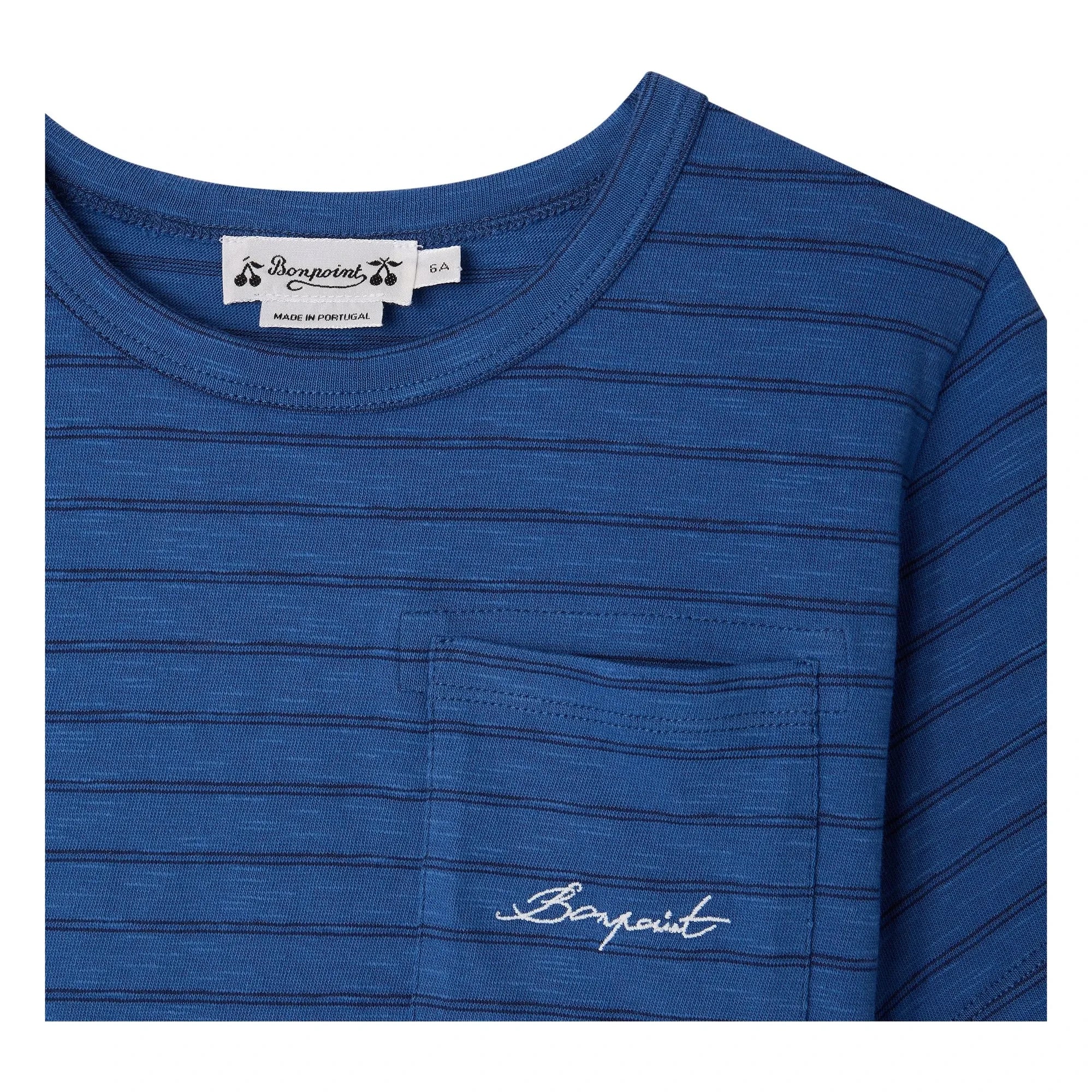 Bonpoint - Elrador T-Shirt aus Bio-Baumwolle | Königsblau
