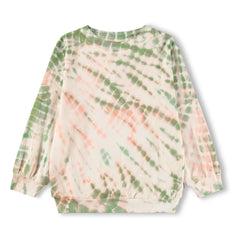 Molo - Marika Tie and Dye organik pamuk sweatshirt | Açık Pembe
