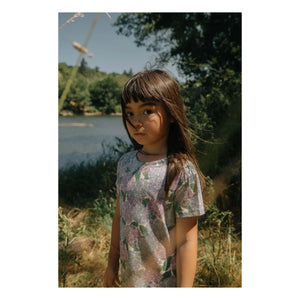 Studio Bohème - Organic Cotton Floral Tuba Dress | Lilac