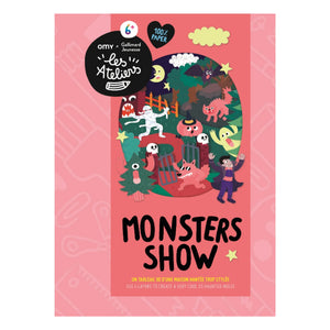 Omy x Gallimard Jeunesse - Erschaffe eine Monster Show mit 3D-Malvorlagen