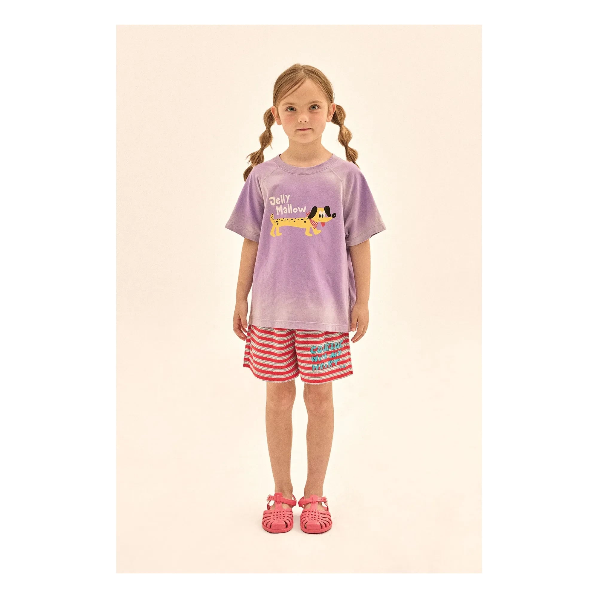 Jelly Mallow - Batik-Hundeshirt | Lila
