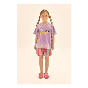 Jelly Mallow - Batik-Hundeshirt | Lila