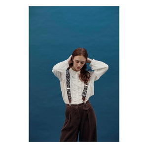 Emile et Ida - Bestickte Bluse Charline | Creme