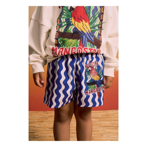 Maison Mangostan – Badehose „Wave“ | Blau
