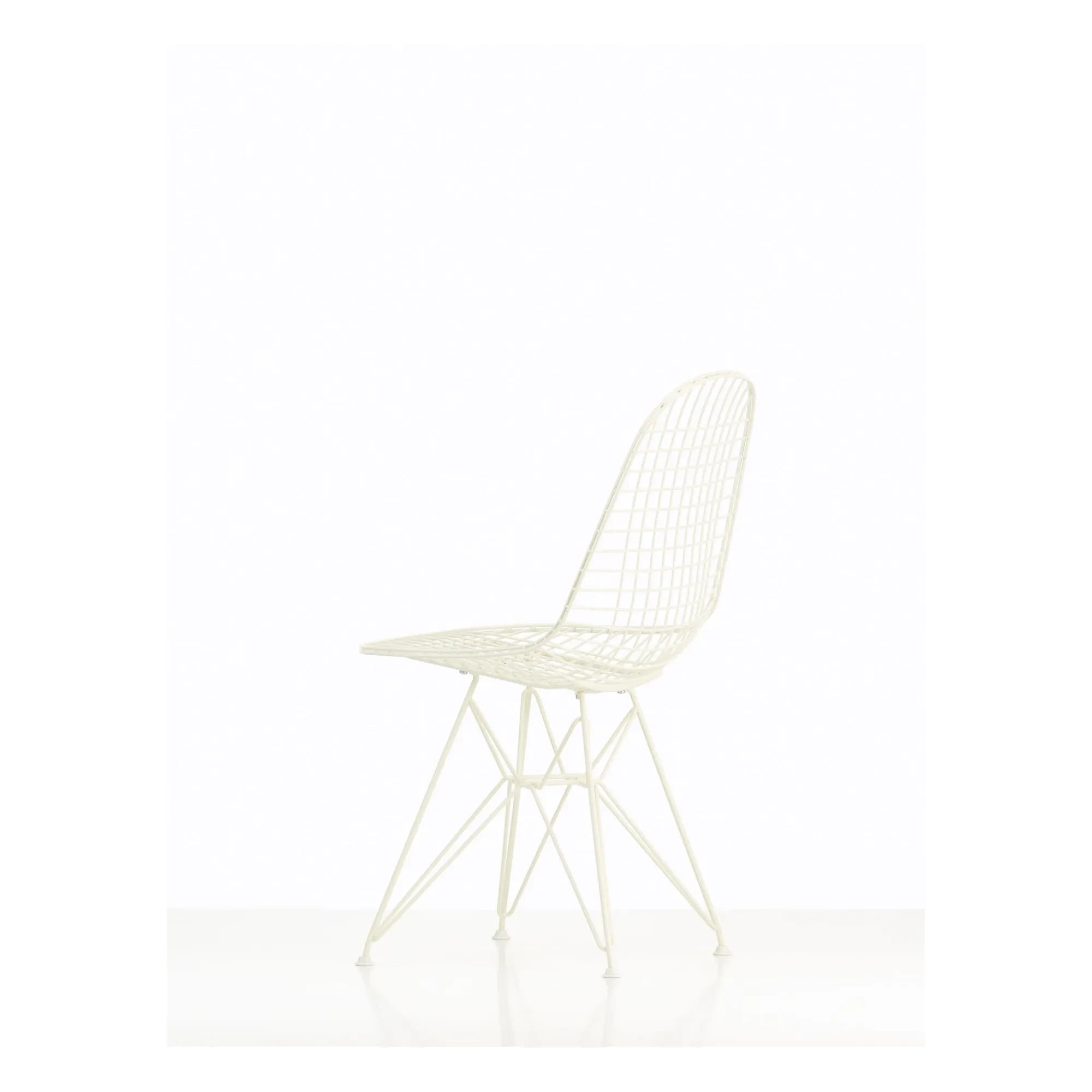 Vitra - Charles & Ray Eames imzalı Wire Chair DKR | Beyaz