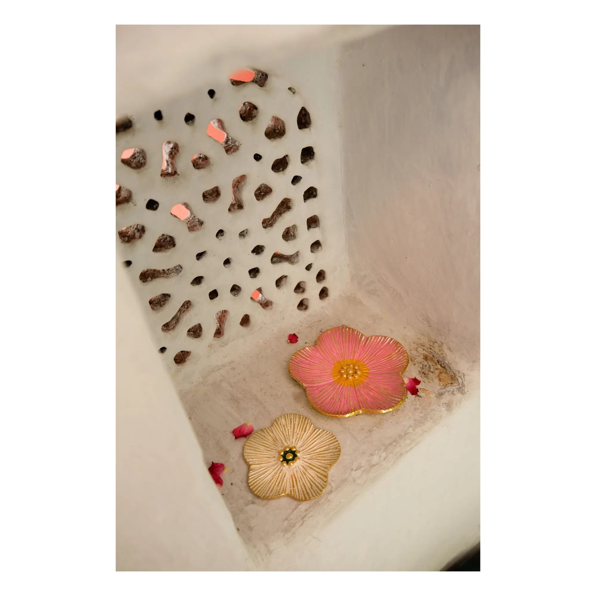 Doing Goods - Faye Çiçek Desenli Tabak | Pembe