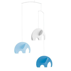 Flensted - Elefanten Mobile | Blau