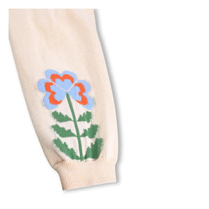 Molo – Jogginghose aus Bio-Baumwolle mit Blumenmuster | Hellrosa