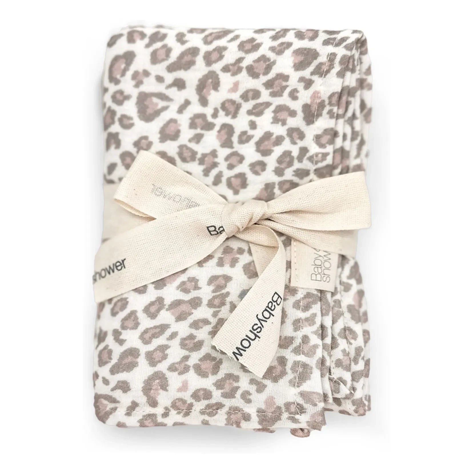 Babyshower - Leopar Bezler - 3'lü Set | Ekru