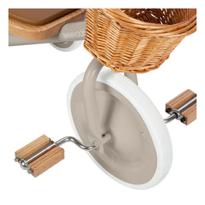 Banwood - Dreirad aus Metall und Holz | Beige