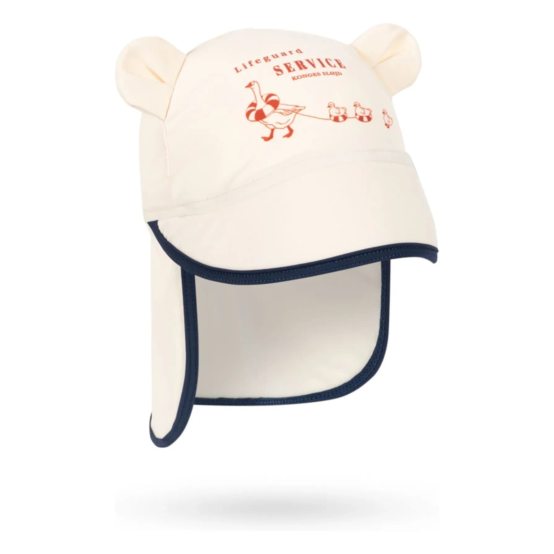 Konges Sløjd - Duck UV Protection Hat Recycled Fiber | Ecru