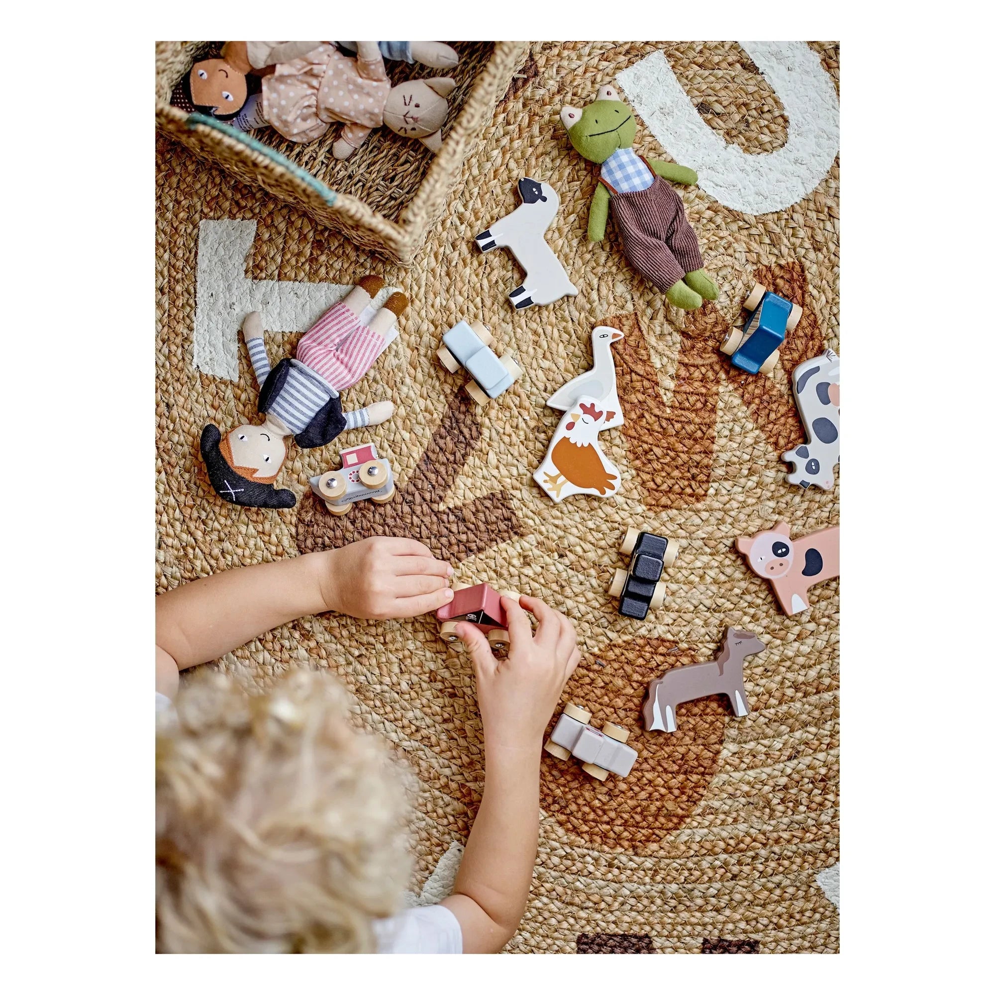 Bloomingville Mini - Dinne jüt halı | Natural