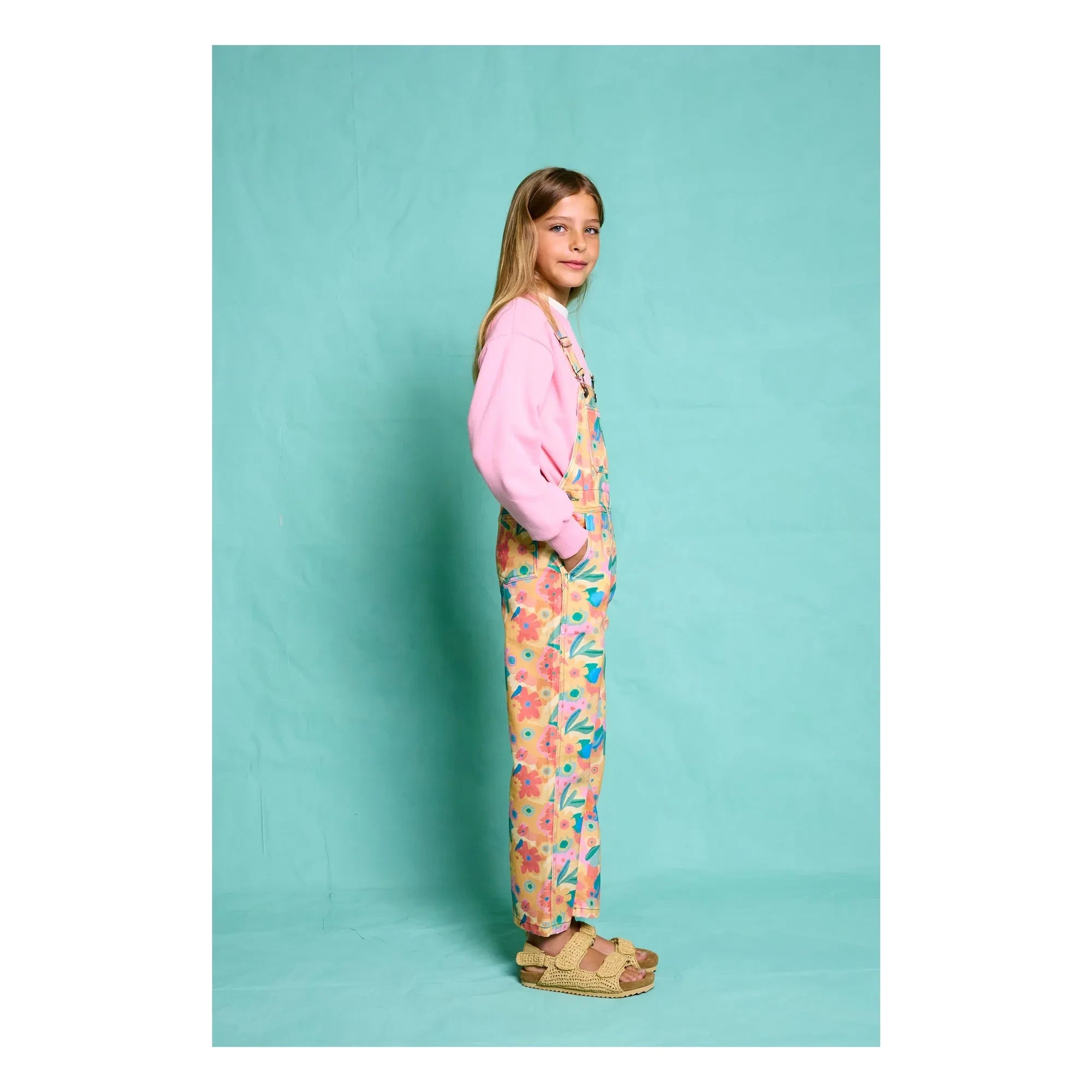 Favorite People - Floral Toscana Romper | Orange