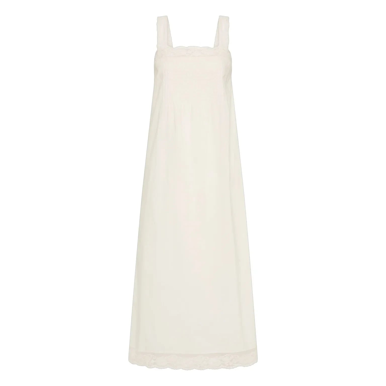 Faithfull the Brand - Cristina Midi Pamuk Elbise | Ivory