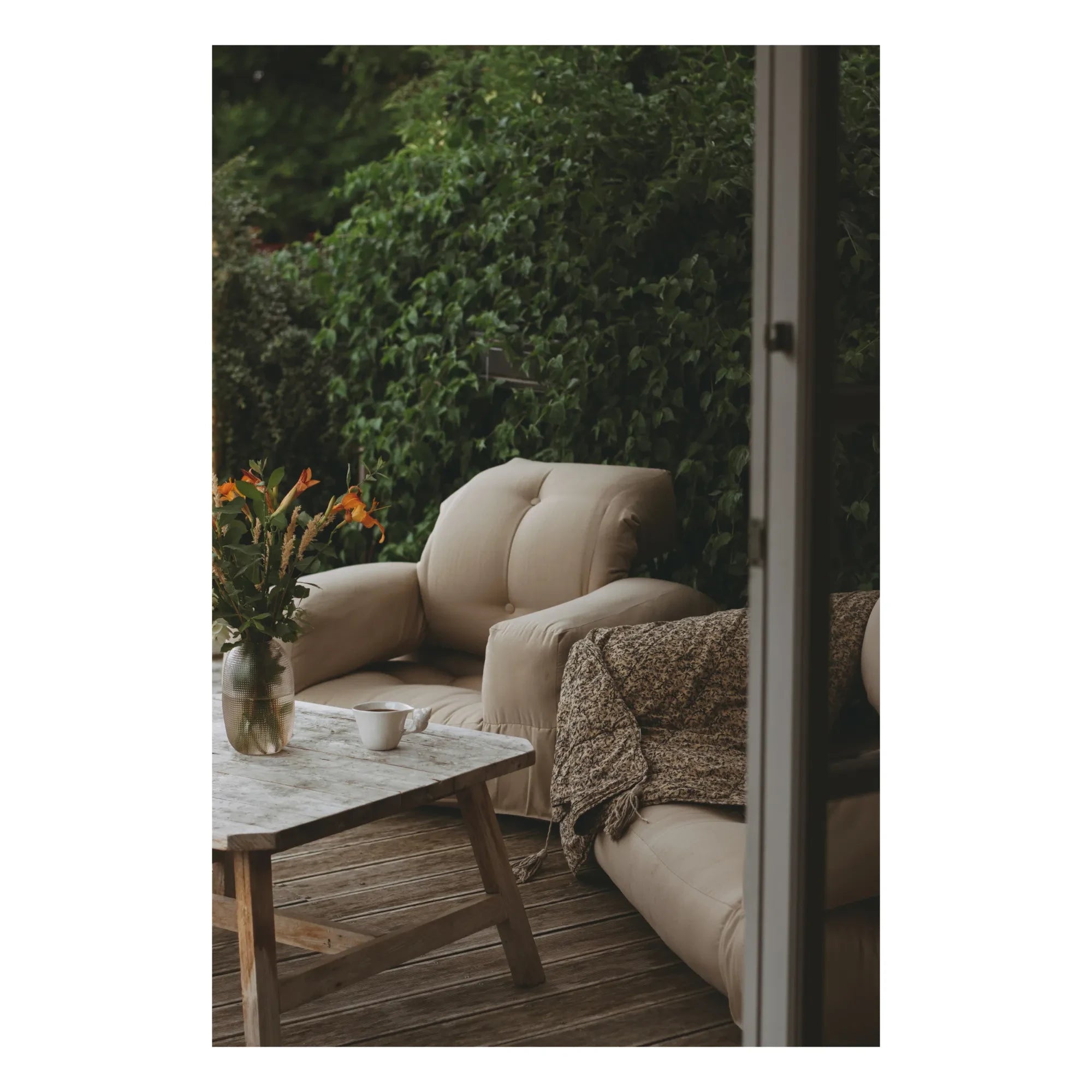 Karup Design - Outdoor Pouf-Sessel | Beige
