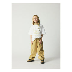 brunobruno nation - Dora Hose aus Bio-Baumwolle mit Karomuster | Beige