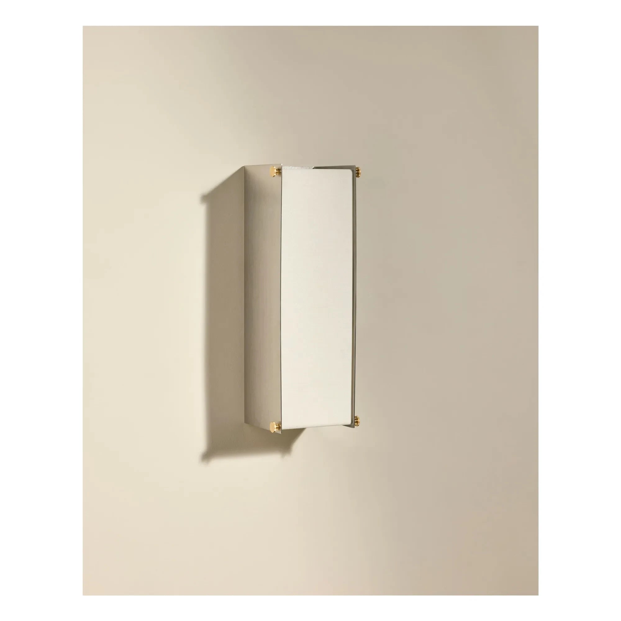 Maison Sarah Lavoine - Boxie Wandlampe aus gebürstetem Edelstahl | Stahl
