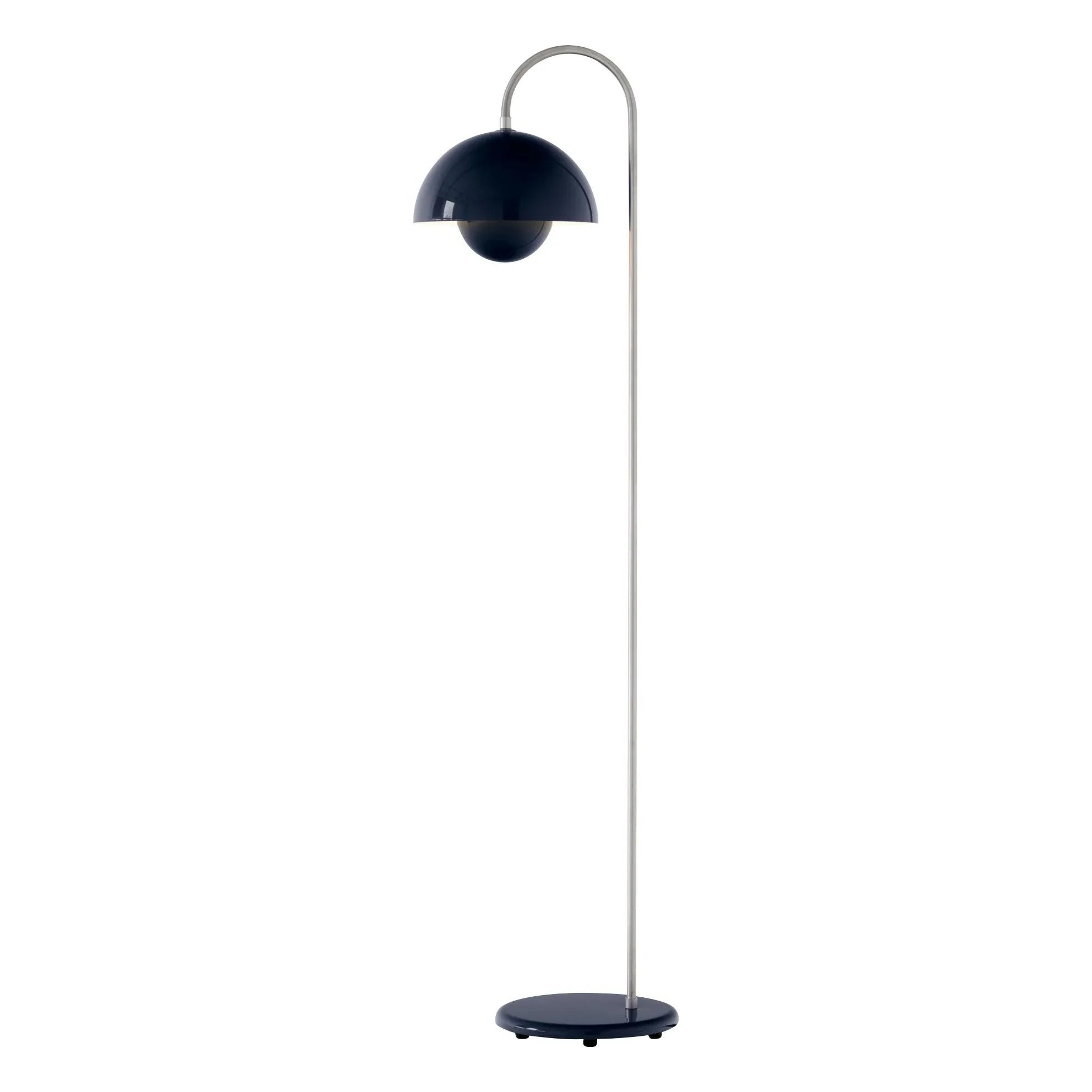& Tradition - Flowerpot VP12 Yer Lambası, Verner Panton | Koyu Mavi