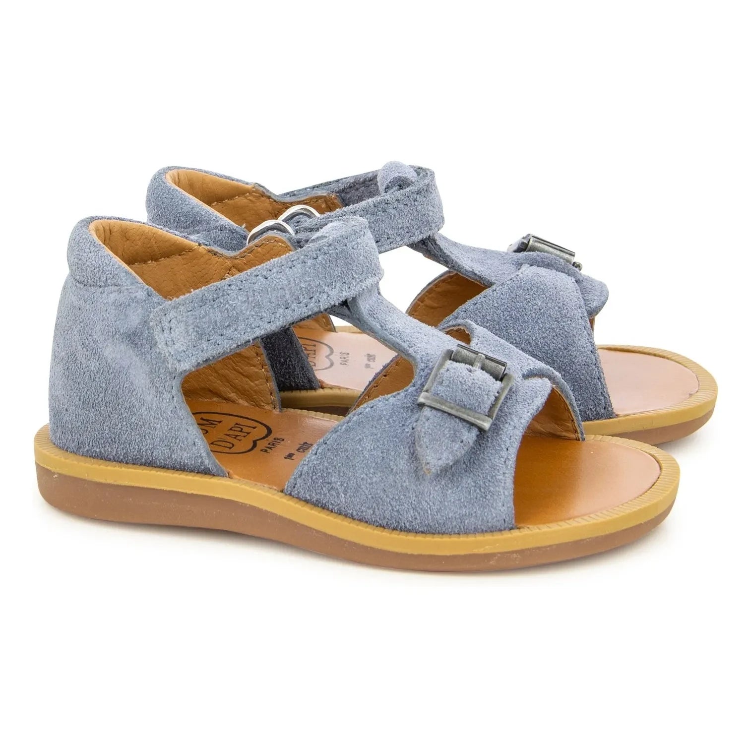 Pom d'Api - Poppy Easy Sandalet | Gri Mavi