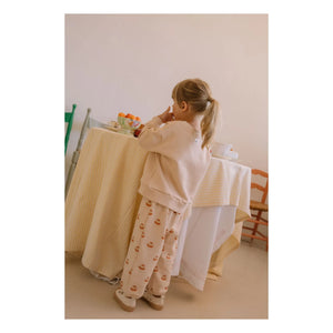 Studio Bohème - Porgy Choux Bio-Baumwollfleecehose | Beige