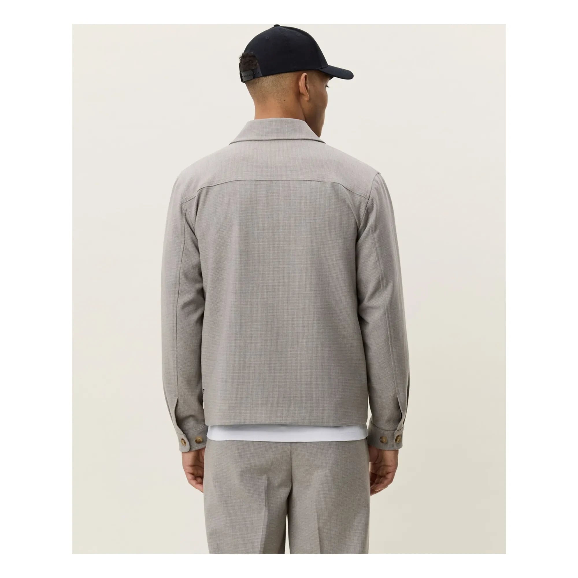 Les Deux - Veste Check Hybrid | Kahverengi