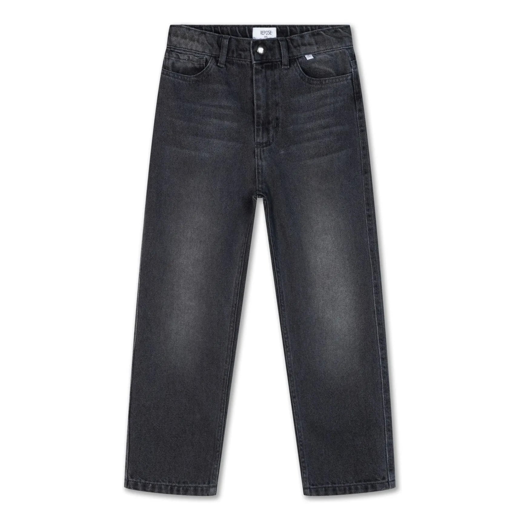 Repose AMS - Organic Cotton Straight Jeans | Charcoal Gray