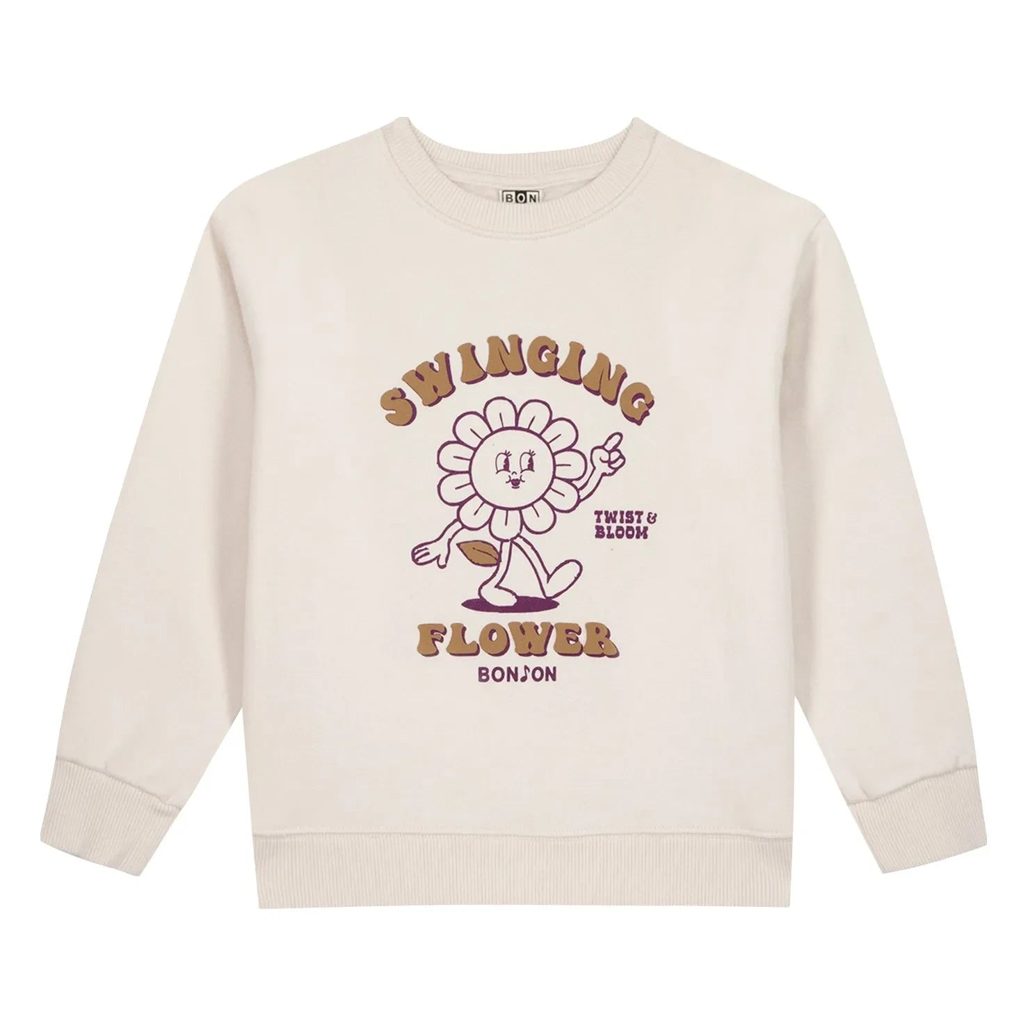 Bonton - Sweat Smile Sallanan | Ekru