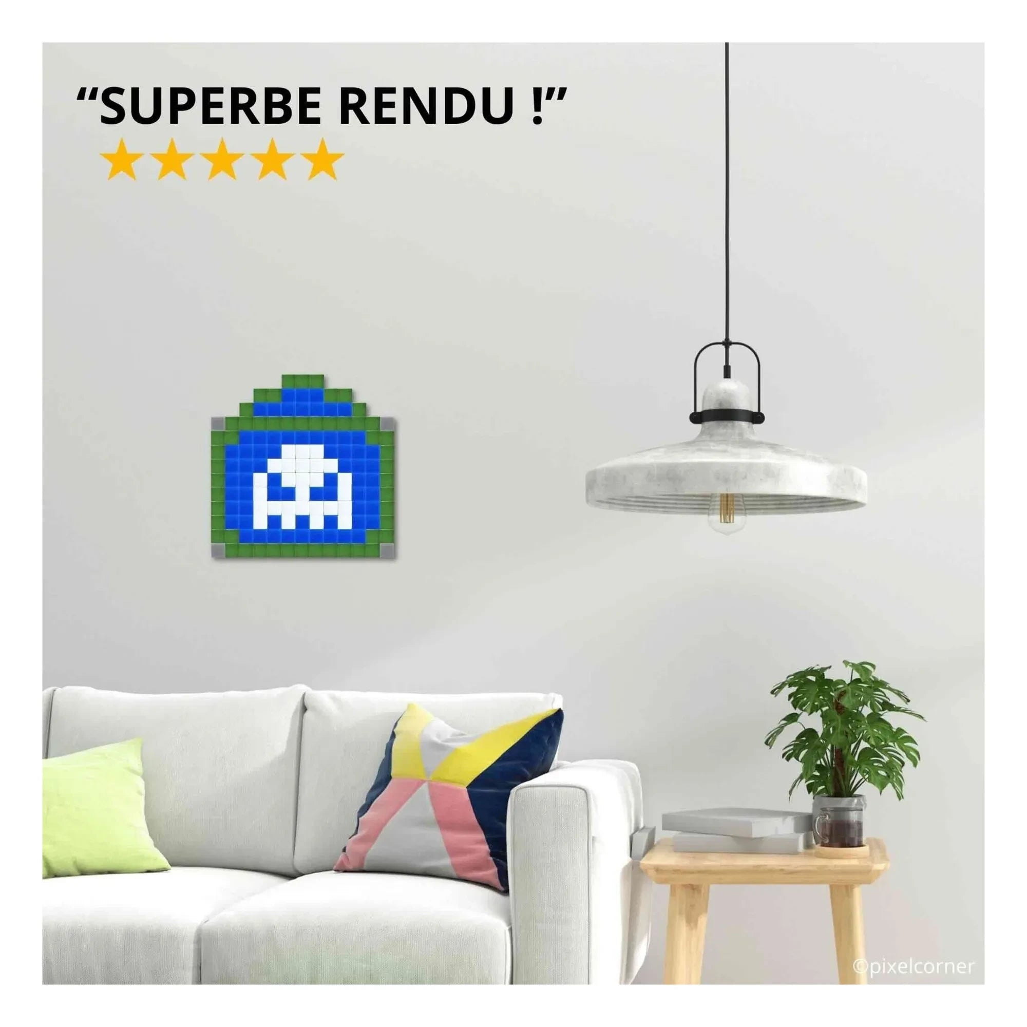 Pixel Corner - Pixel Art Kiti - Paris Sokağı | Mavi