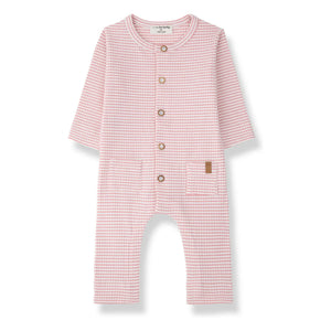 1+ in the family - Çizgili Cambrils Fitilli Pijama Takımı | Blush