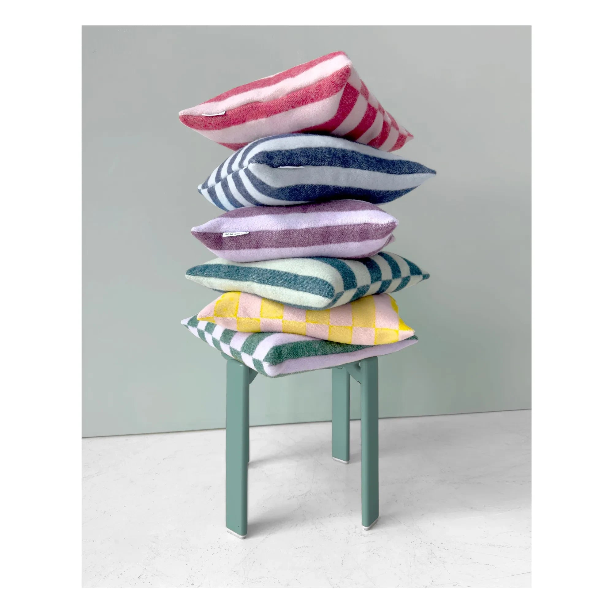Maison Deux – Kissenbezug Candy Wrap | Marineblau